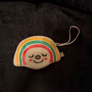 Rainbow Plush Wrist Mini Bag